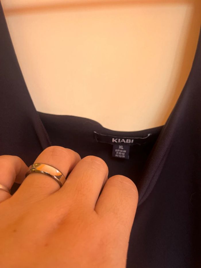 Body marine kiabi taille xl col carré - photo numéro 4