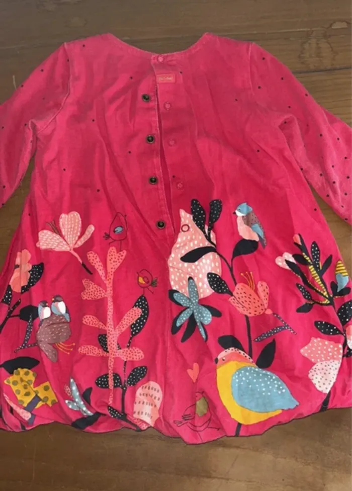 Robe fuchsia Catimini - photo numéro 2