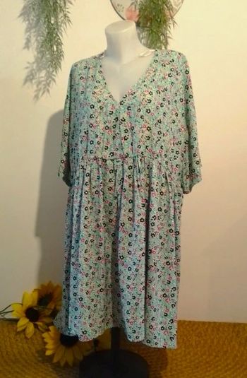 robe bella diva taille 52 avec nouage dans le cou - 100% polyester