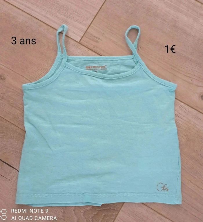 Débardeur 3 ans fille