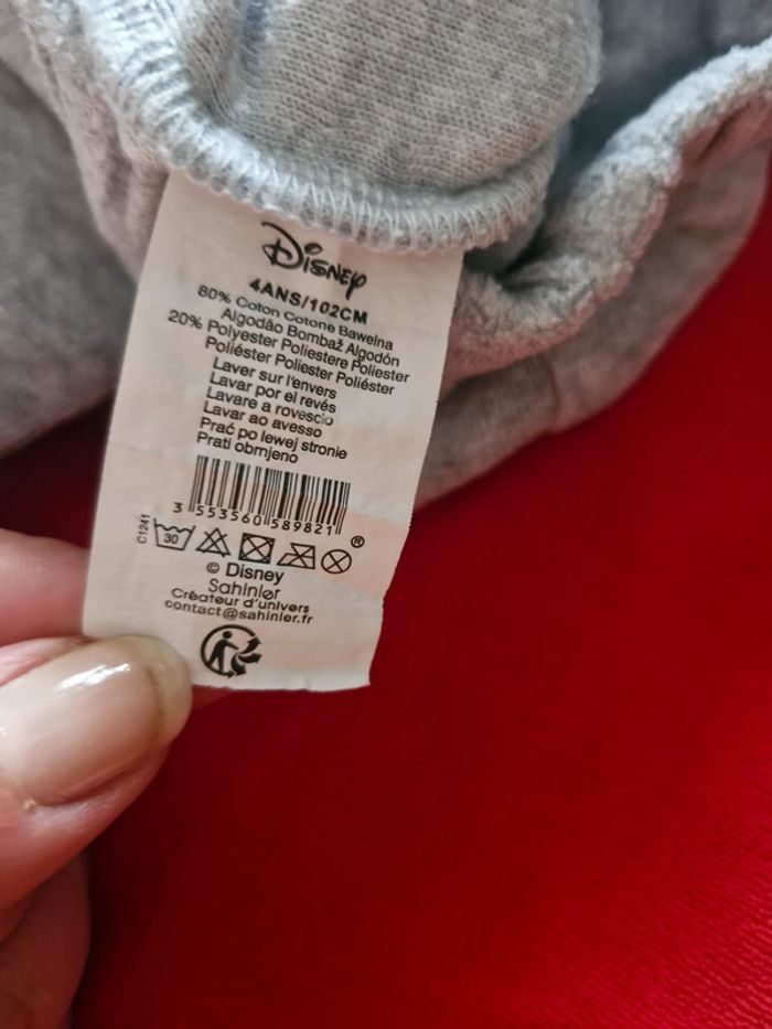 Ensemble pyjama 2 pièces enfant fille garçon 4 ans Disney Animals - photo numéro 10