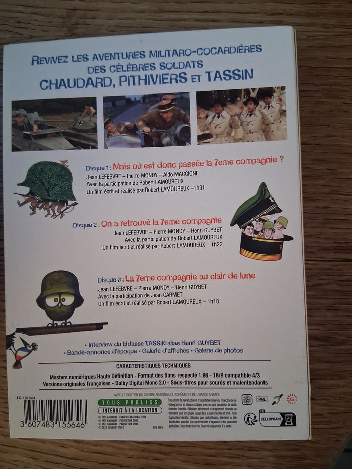 Coffret dvd la septième compagnie - photo numéro 3