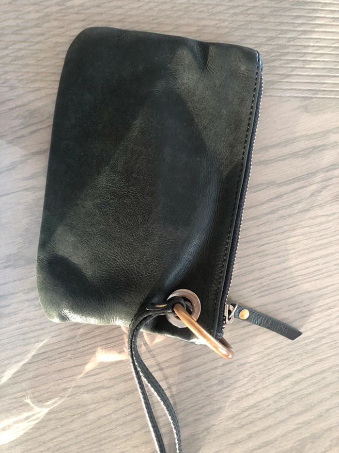 Pochette en cuir ikks