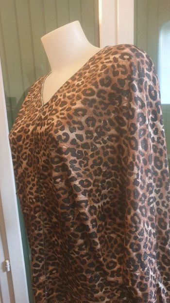 Blouse legere leopard