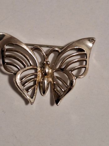 Broche femme papillon