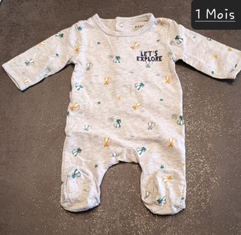 Grenouillère fine 1mois