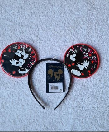Serre-tête oreilles de Minnie et Mickey in love neuf