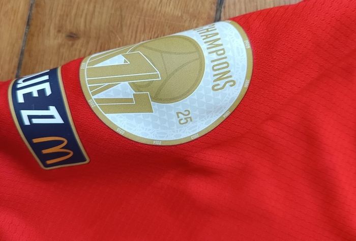 Kit football Dembélé sport taille 14 ans modèle rouge Etoiles - photo numéro 5