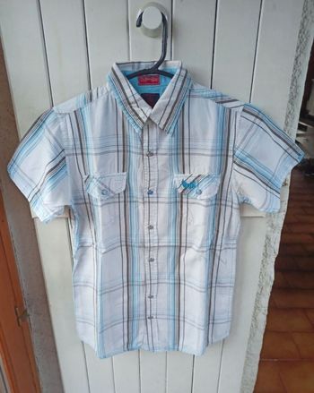 Chemise MC rayé Kaporal t.S