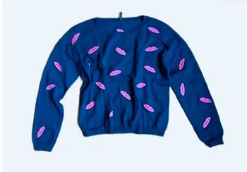 Magnifique pull Naf Naf bisous taille M