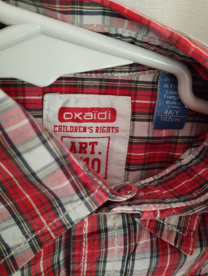 Chemise garçon Okaïdi 4 ans - photo numéro 2