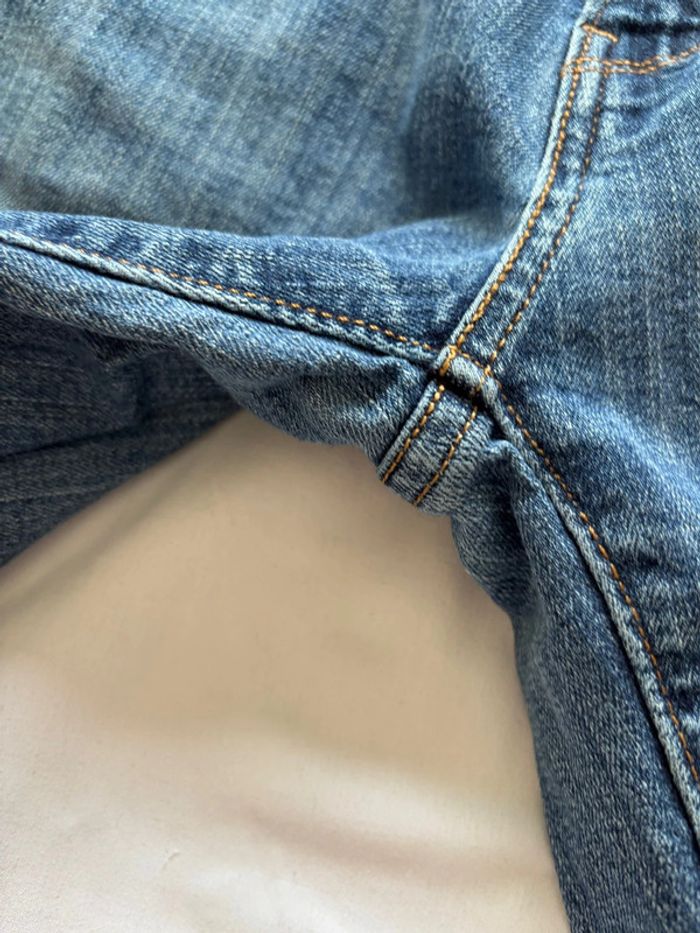 Jean Levi’s 505 straight bleu délavé taille basse taille L/40 L32 y2k vintage 00s - photo numéro 6