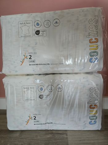 Couche taille 2 (2 paquets)