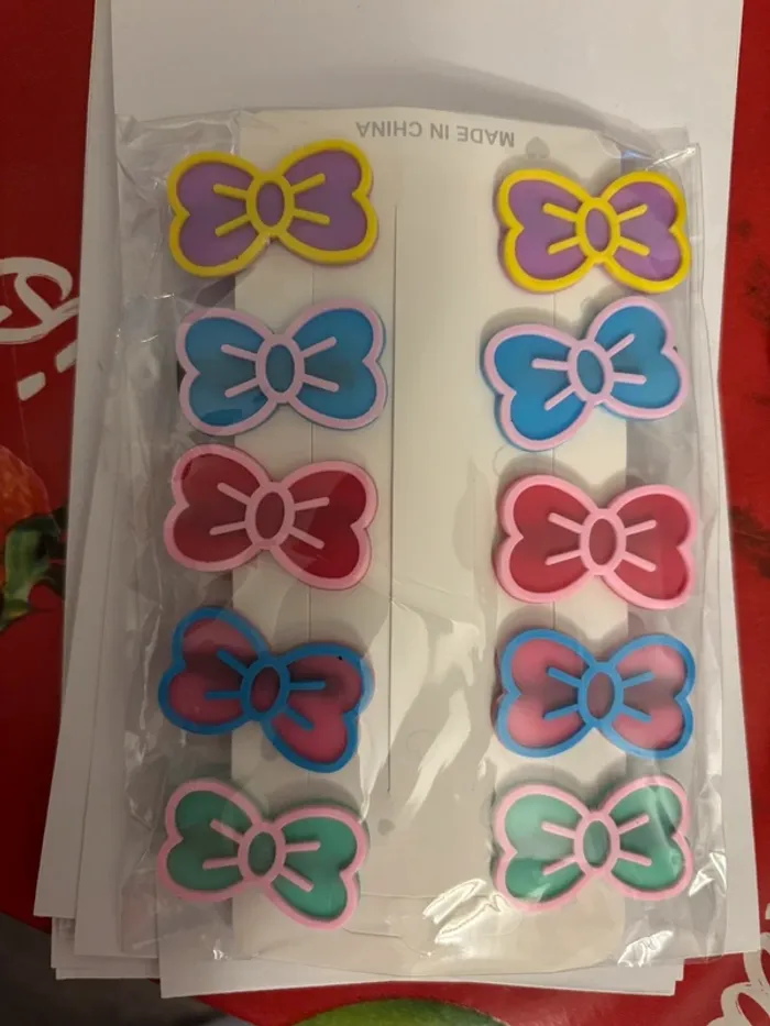 Lot de 10 barrettes, 80, deux