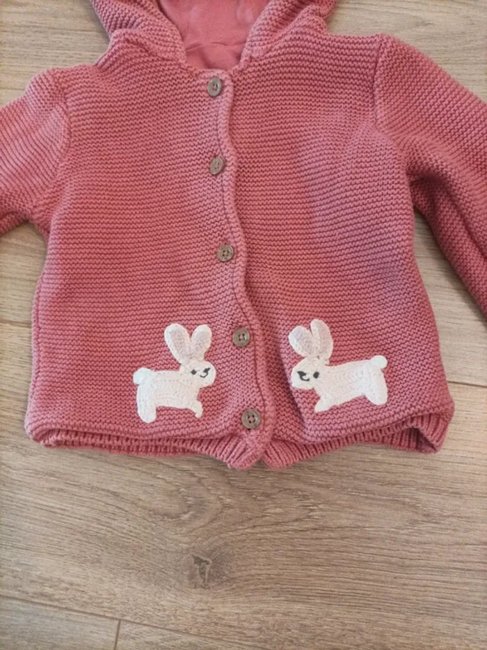 Veste chaude rose 2 ans - photo numéro 2