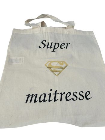 Tote bag super maîtresse