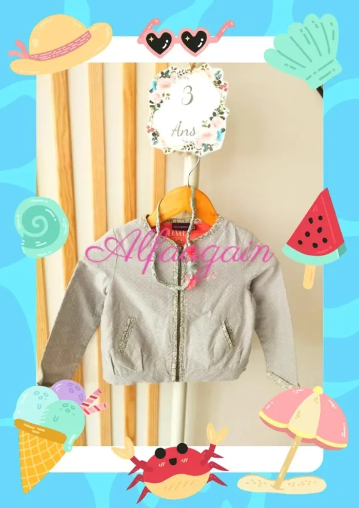 Veste et bandeau sergent major lovely unicorn neuve