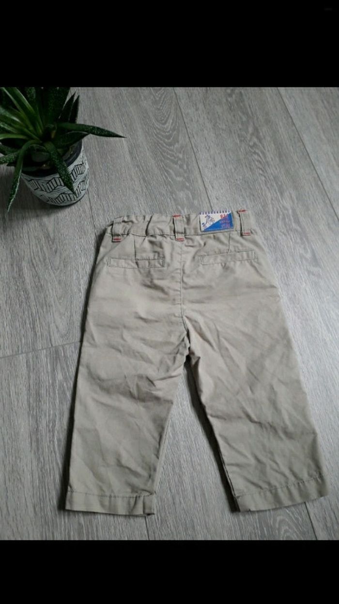 Pantalon toile DPAM 12 mois - photo numéro 3