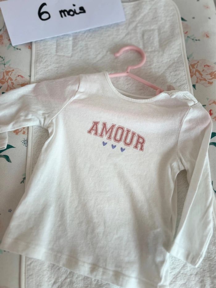 T shirt 6 mois kiabi