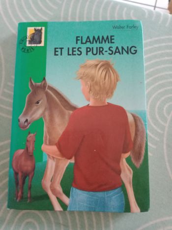 '' Flamme et les pur-sang '' collection bibliothèque verte