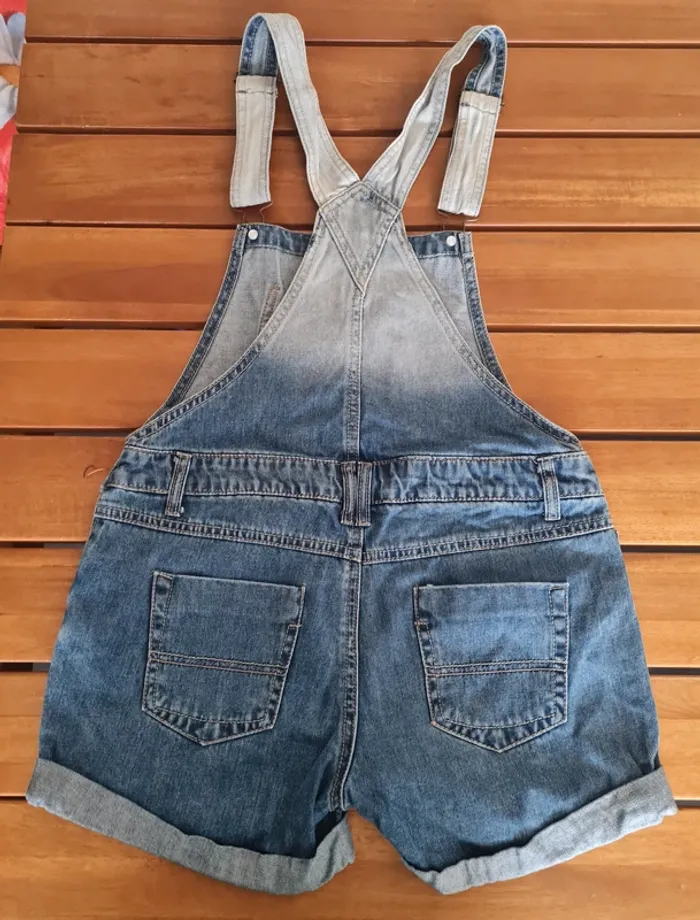Salopette jeans short - photo numéro 2