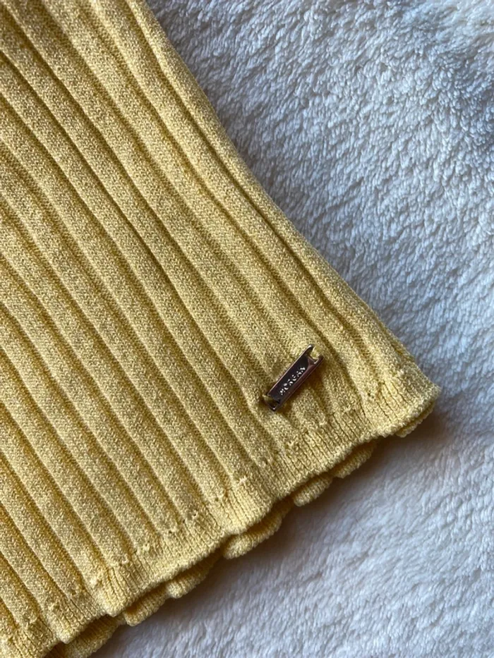 Haut Jaune à Volants – Morgan – Taille S - photo numéro 2