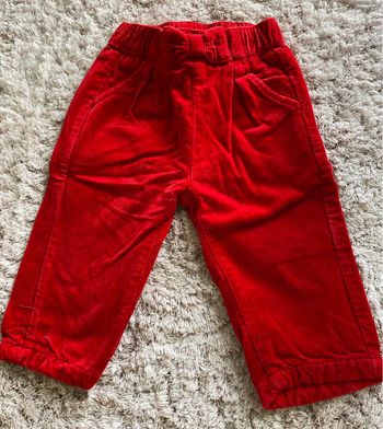 Pantalon en velours grain de blé 12 mois