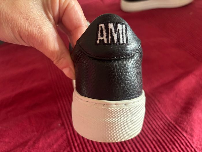 Baskets AMI cuir 39 excellent état # - photo numéro 4