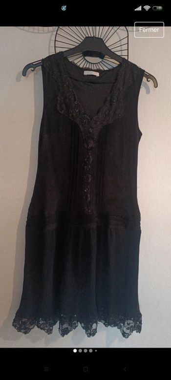 Robe d été noire t 38 promod