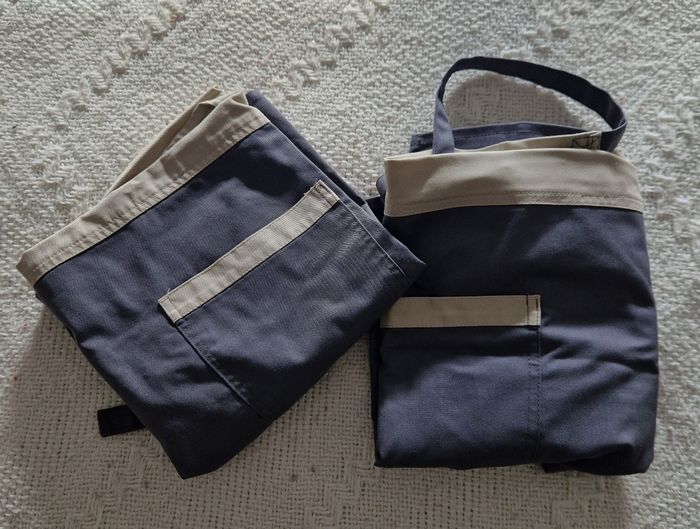 Lot 2 Tabliers Chasubles Gris. Neufs - photo numéro 7