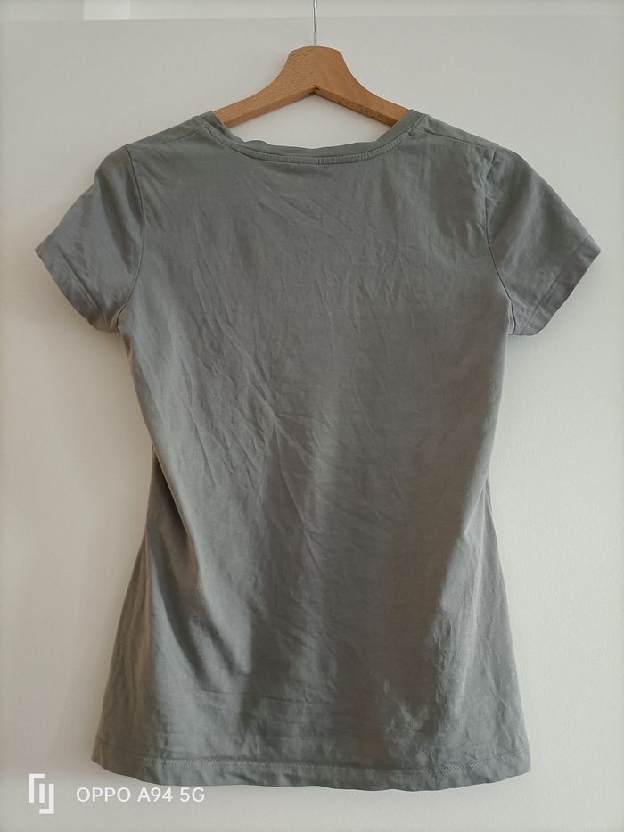 T shirt gris manche courte - photo numéro 3