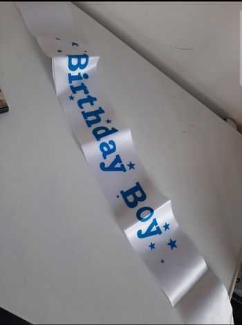 Banderole birthday boy