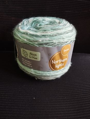 * 1 cake Specials Nothern lights verts blanc par Alison & Mae
