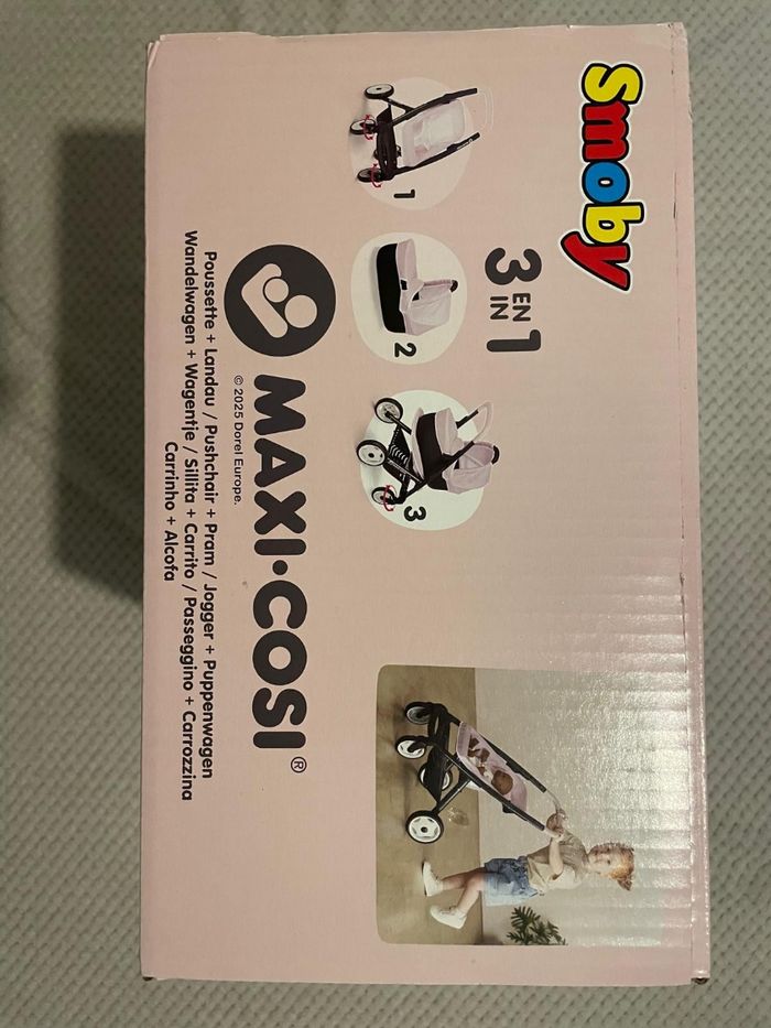 Poussette 3 en 1 rose neuve kamais deballes - photo numéro 4