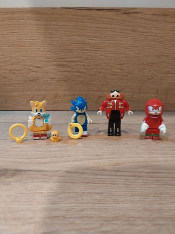 Figurines type lego Sonic