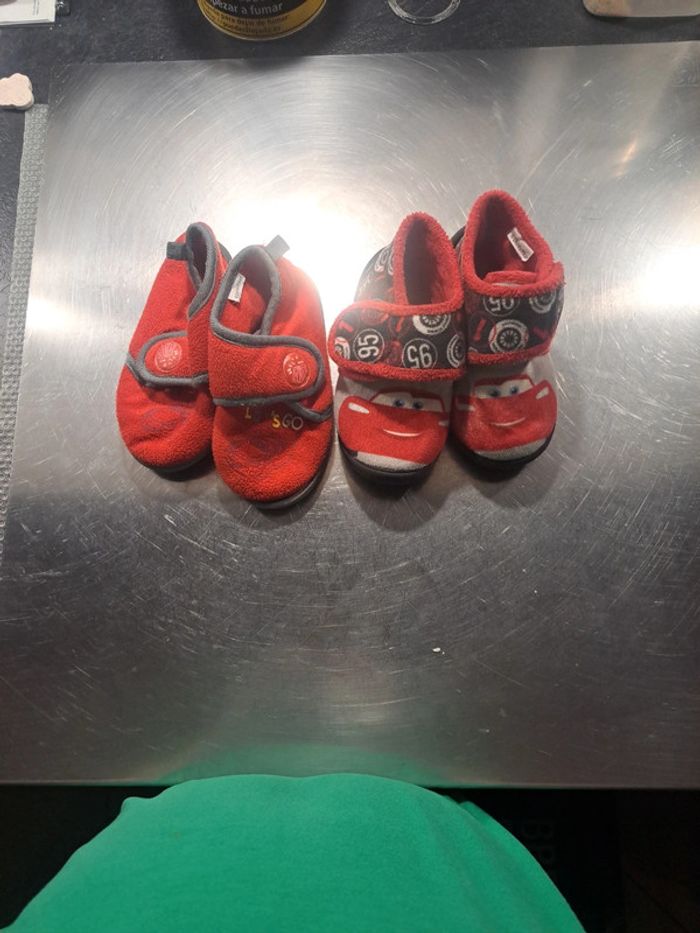 Lot 2 paires chaussons garcon - photo numéro 2