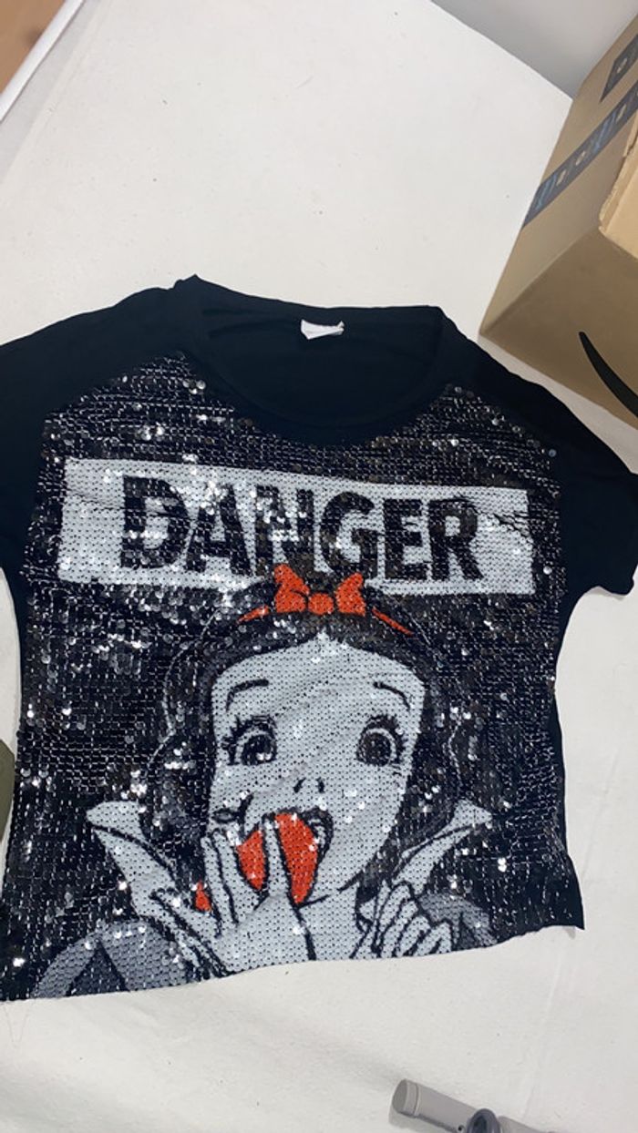 T-shirt adulte disney blanche neige - photo numéro 3