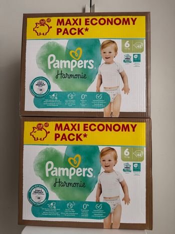 124 couches pampers harmonie taille 6