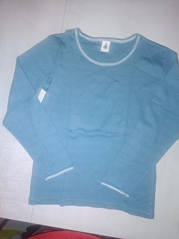 Tee shirt manches longues petit bateau 12 ans