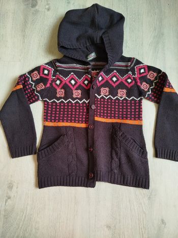 Gilet avec capuche orchestra 6 ans