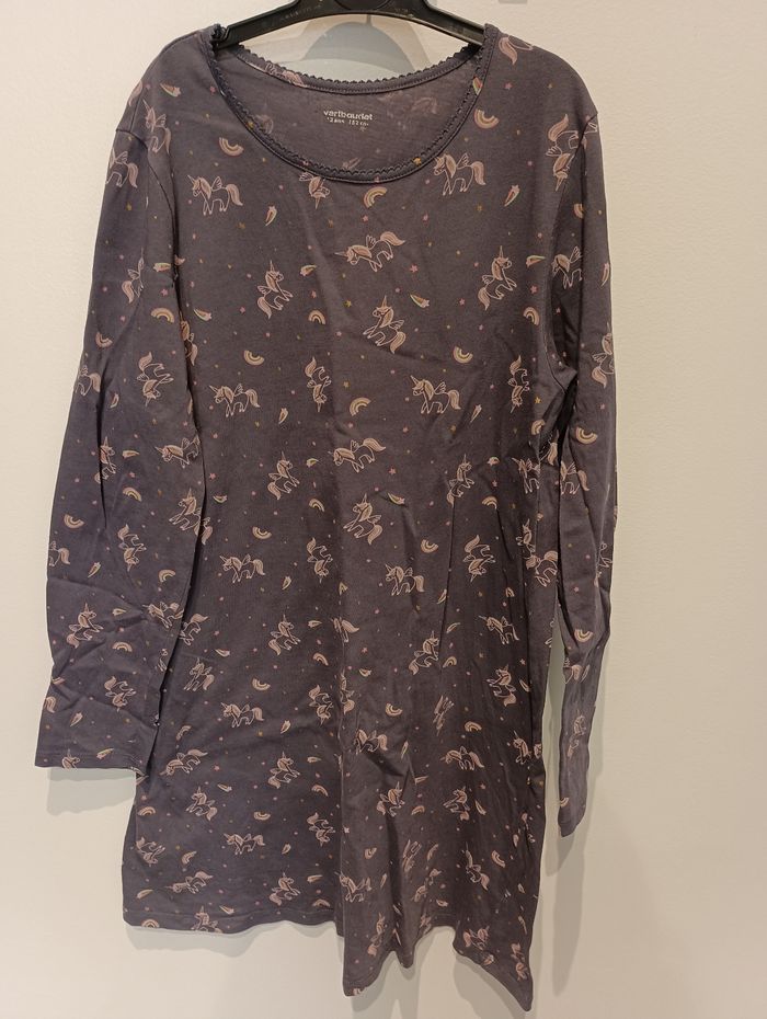 Chemise de nuit manches longues