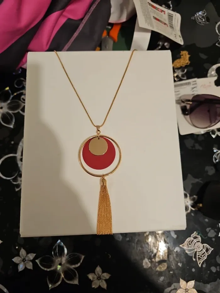 Collier doré promod