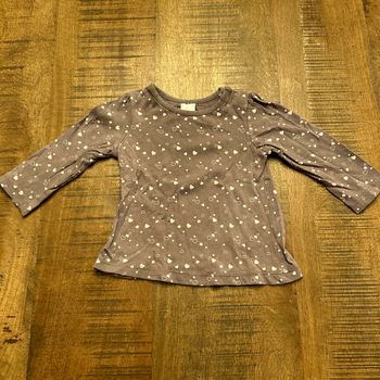 T-shirt manches longues 3 mois 60 cm