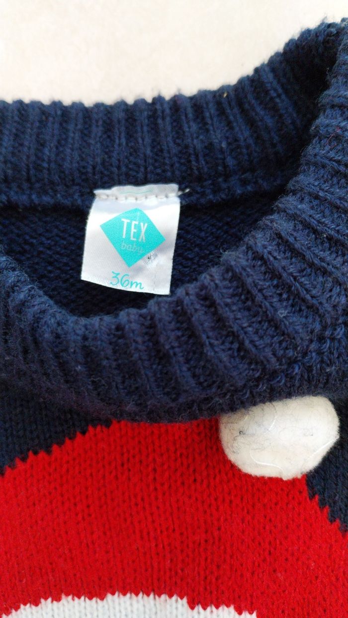 Pull de noel garçon 3 ans neuf - photo numéro 2