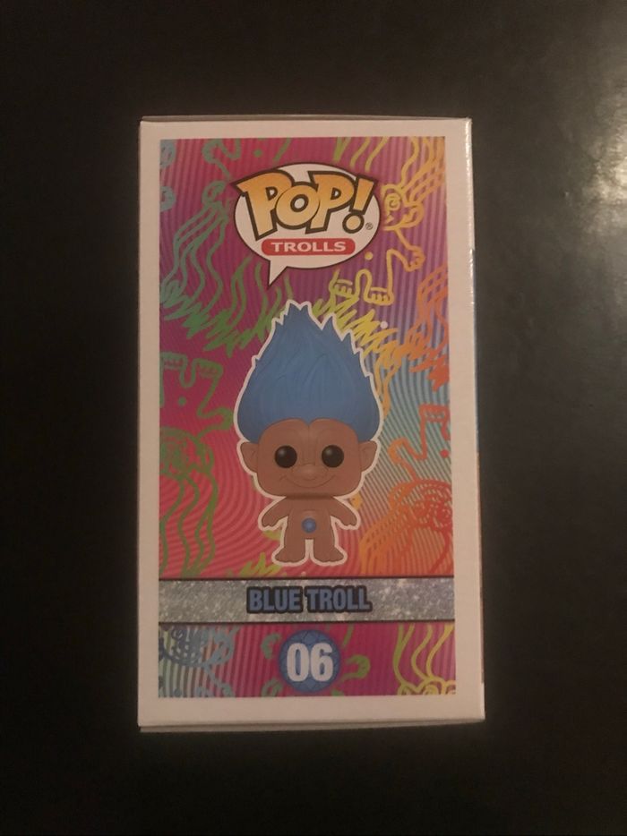 Figurine Trolls »POP »Blue Troll 06 - photo numéro 4