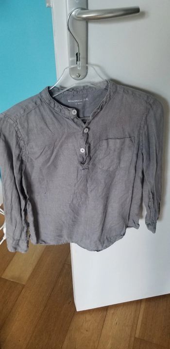 Chemise col mao 6 ans Monoprix