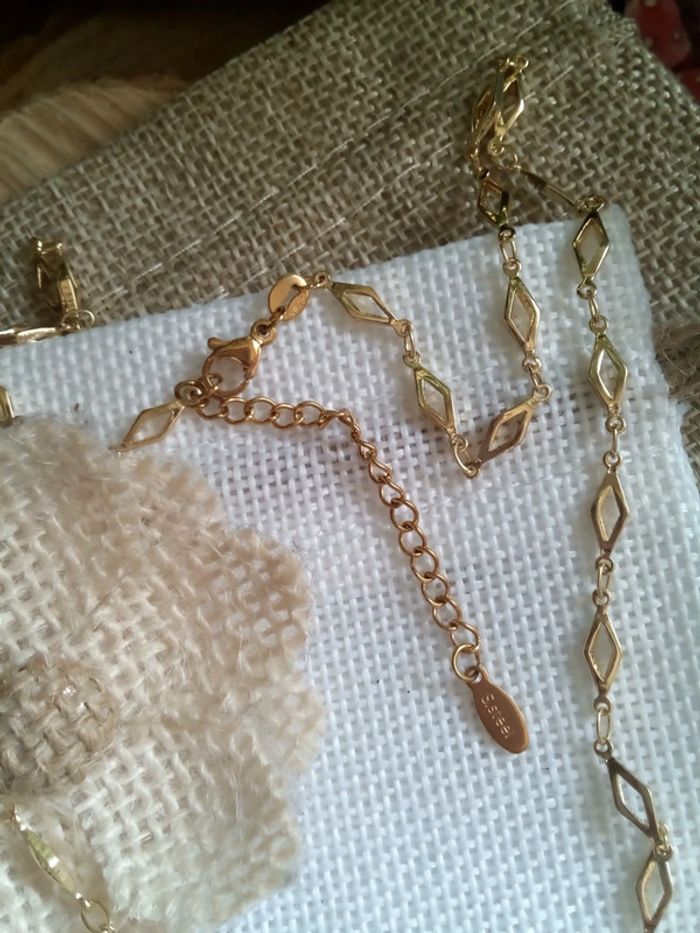 Parure collier et boucles d'oreilles en pierres semi précieuses - photo numéro 6