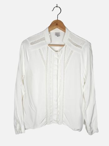 Karl Marc John Chemisier Blanc Crème Taille M