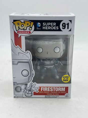 Figurine Funko Pop Dc Comics Super Heroes Firestorm Glows in The Dark N•91 neuf