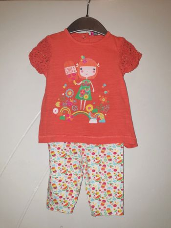 Ensemble T-shirt et short 6 mois Orchestra